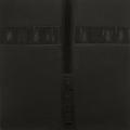 Jochen P. Heite: Komposition, o.T. [#2], 2014/15, 
Pigment gesiebt, Graphit, Ölkreide, Öl auf Leinwand, 100 x 100 cm

